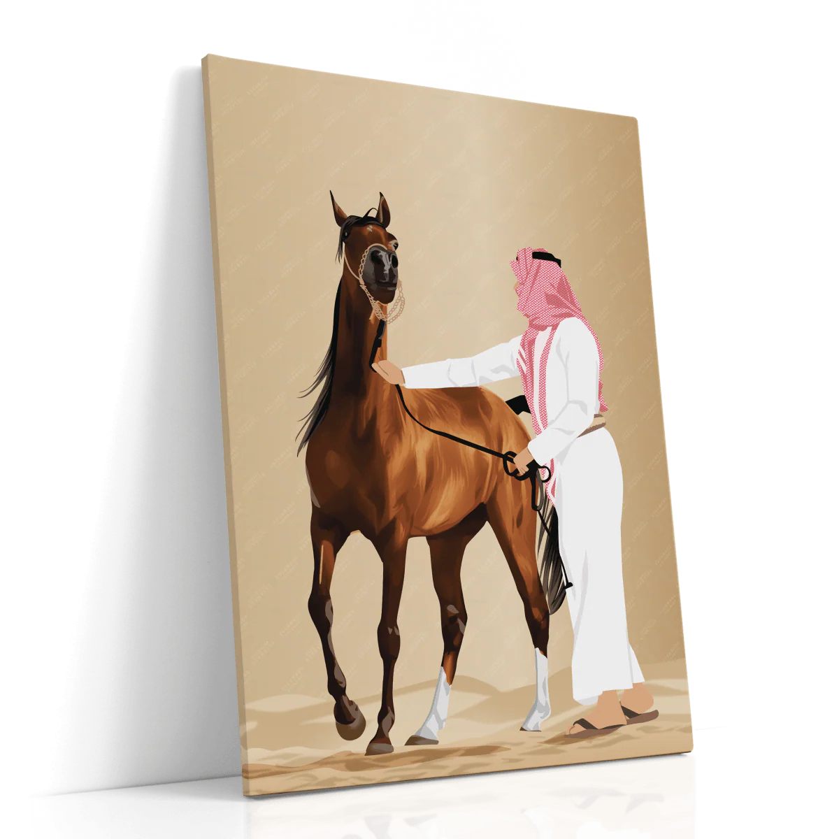 ANIMAL CANVAS -ARAB RIDER